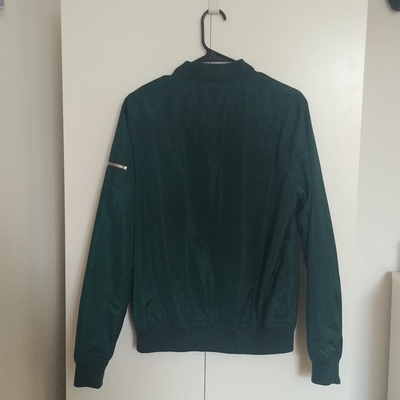 TOPMAN Bomber Jacket (forest green) - Picture 3 of 5
